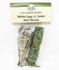 White Sage & Cedar Mini Wand Pack